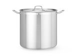 Casseruola Hendi, Alta - Con Coperchio, Profi Line, 50L, ⌀400X(H)400Mm