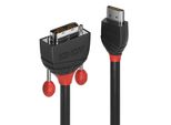 Lindy Hdmi An DVI-D Single Link Kabel Black Line 1M