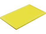 Tagliere Con Scanalatura, Con Piedini, Gn 1/1, Altezza 20 Mm, Giallo