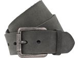 Vanzetti Pelle Cintura Denim Love 45Mm Leather Belt W110 Black Nero