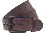 Vanzetti Pelle Cintura Denim Love 40Mm Full Leather Belt W100 Dark Brown Marrone