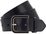 Vanzetti Pelle Cintura 35Mm Leather Belt W90 Black Nero