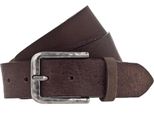 Vanzetti Pelle Cintura 40Mm Leather Belt W110 Dark Brown Marrone