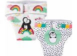 Pannolini Di Stoffa Per Bambole Pinguino A Pois, 2 Pezzi, Misura 35-45 Cm