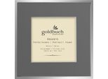Cornice Goldbuch In Metallo Argento 10X10 Cm Con Passe-Partout Grigio