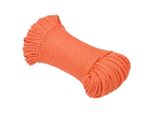 Vidaxl Corda Da Lavoro Arancione 6 Mm 100 M Polipropilene