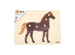 Viga Cavallo Di Legno Montessori Con Chiodini