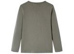 Vidaxl Bambini Camicia A Maniche Lunghe Kaki 104