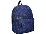 Skooter Zaino Blu Ergonomico, Spazioso E Con Tasche Con Zip Zaino Per La Scuola