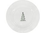 Croft Advent 27,5 Cm Piatto Basso In Porcellana, Verde