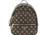 Zaino Guess In Ecopelle Manhattan Ii Backpack Logo Moka