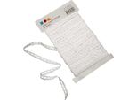 Creativ Company Cc Nastro Di Pizzo All'uncinetto, 10 Mm, 10 M, Bianco