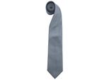 Cravatta Da Uomo Premier Colours, Tinta Unita RW1156 (Taglia Unica) (Grigio)