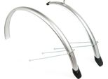 Set Parafanghi 28 Pollici 58 Mm Plastica Argento