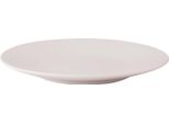 4 X Teller Flach Speiseteller Keramik, Weiß, Ø 21 Cm, HöHe: 1,5 Cm