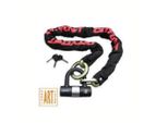 Lucchetto A Catena Citycat ART-4 1200 X 10 Mm Nero