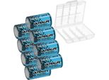 8X Batteria Ultralife Al Litio 3,6V Ls 14250 1/2 Aa UHE-ER14250 Li-Socl2 + Scatola