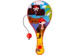 Paddel Mit Ballpiraten 12 Cm Rot