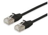 Equip 606174 Equip Cavo Patch Cat6A Slim F/Ftp 2Xrj45 0,15 M Nero Lszh Polybag