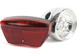 Set Di Illuminazione Batteria Retro Led Argento/Rosso