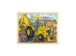 Bigjigs Toys Puzzle Di Legno Digger 24 Pezzi