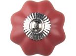 Pomello Per Porta Clayre & Eef Ø 4 Cm In Ceramica Rossa