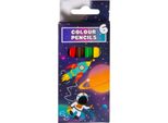 Matite Colorate Junior 9 Cm Legno 6 Pezzi