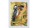 Riolis Set Punto Croce "Woodpecker"", Schema Di Conteggio"