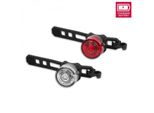 Set Di Luci Rotonde Per Bicicletta Lynx Led, Anteriori E Posteriori, Senza Fili, Batterie Incluse