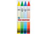 Pastelli A Cera 4 Pezzi 8 Cm