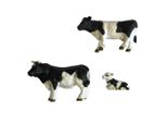 Set Di Mucche Della Serie Dutch Farm Con Toro, Mucca E Vitello