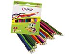 Matite Colorate, Pastelli Per Bambini, Confezione Da 24, 17,5 Cm
