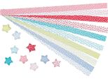 Goki 58442 Set Di Stelle Pieghevoli 29 X 1,5 Cm, Carta, 100 Strisce, Multicolore (1 Set)
