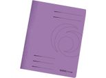 Herlitz 11036944 10 Herlitz Schnellhefter Karton Violett Din A4