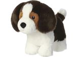 Aurora World Aurora, 35047, Cane Beagle Eco Nation, 20 Cm, Peluche, Bianco E Nero, Nero/Bianco