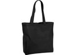 Westford Mill - Borsa Tote, Cotone Riciclato RW8541 (Taglia Unica) (Nero)