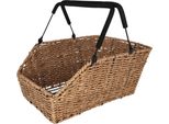 Basil Hinterradkorb "Cento Rattan Look Mik"", Seagrass"