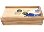 Dama 40 Pezzi In Scatola Di Legno