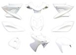 Kit Carenatura Edge 9 Pezzi Bianco Opaco Per Yamaha Aerox, Mbk Nitro