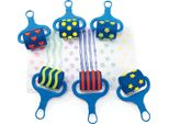 Colorations - Rulli Per Dipingere Con Motivi, Set Di 6