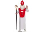 Costume Babbo Natale Religione Natalizia Vescovo Tunica Personale Carnevale, Taglia: 52 - 54 (L) Colore: Bianco