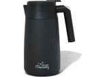 Any Morning Brocca Thermos In Acciaio Inox, Brocca Thermos Sottovuoto, Brocca Da Caffè Isolata A Prova Di Perdite, Distributore Di Bevande Calde E Fredde A Doppia Parete, Conservazione Del Calore Per 12 Ore, 40 Once, Nero