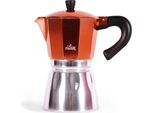 Caffettiera Espresso Da Cucina Any Morning, Caffettiera Italiana, Caffettiera Iconica In Alluminio Per Americano, Latte, Cappucino, Caffettiera Percolatrice Per Il Campeggio, 6 Tazze, 8 Oz, Color Rame