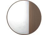 Gilde Spiegel, Rund, "Living"", Mdf, Braun, Ve 1, L. 2,5 Cm, D. 70 Cm 74157"