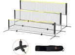 Rete Da Badminton Vevor, Rete Da Pallavolo Regolabile In Altezza, Rete Da Pickleball Pieghevole Da 420 X 155 X 103 Cm, Set Di Rete Da Tennis Portatile Con Pali, Supporto E Borsa Per Il Trasporto, In Giardino, In Casa E All'aperto