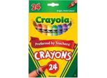 Crayola | Pastelli A Cera - 24 Colori - Non Tossici - Ecologici - Pastelli A Cera Per Bambini