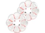 Succebuy Gonfiabile Bumper Shock Ball Sumo Zorb Ball 0,9M Set Di 2 Con Strisce Rosse
