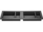 Succebuy Nicchia A Muro Nicchia Per Doccia Mensola Per Doccia Set Di 2 40,6X61X10,2 Cm