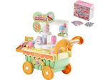 Succebuy Furgone Dei Gelati Set Da Gioco 27 Pezzi Per Bambini Da 3 Anni, Gioco Di Ruolo Della Gelateria