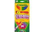 Crayola | Matite Colorate Cancellabili - 24 Colori - Alta Qualità - Matite Colorate - Articoli Scolastici